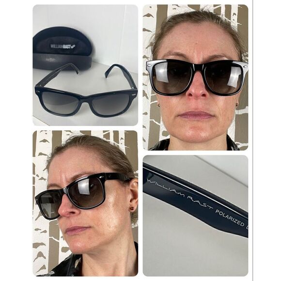 William Rast Black Polarized Sunglasses WRS 2044P BLK-35P main image 5